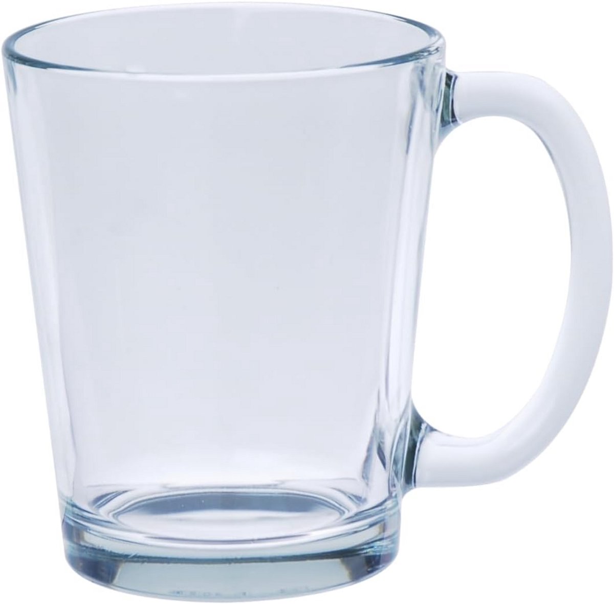 Transparante Glazen Mok Conica met 230 ml Inhoud