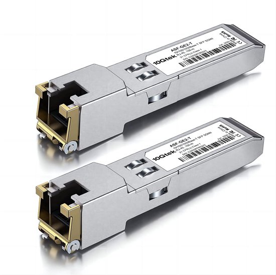 10-pack SFP naar RJ45 Module 1G (1000Base-T) Koperen Transceiver voor ...