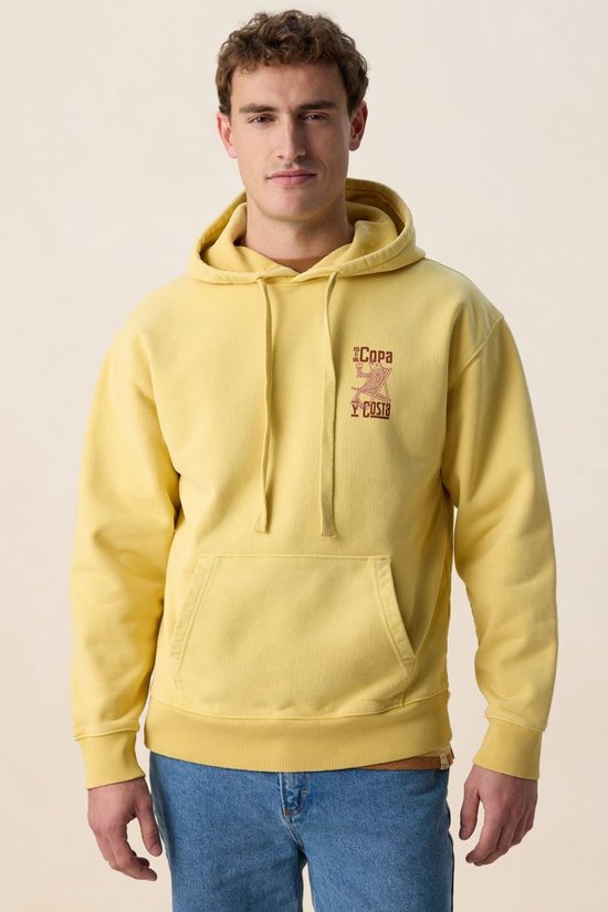 Gele Hoodie Met Artwork