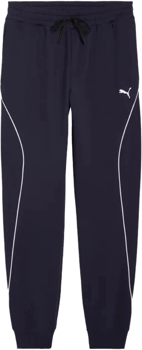 Puma sport joggingbroek in de kleur marine. Blauw