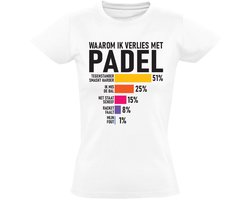 Padel Dames T-shirt - Grappig Padel Shirt - Padel