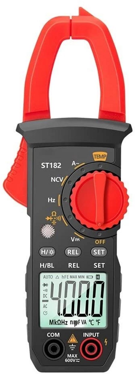 Digitale Stroomtang Multimeter met Spannings- en Capaciteitstest