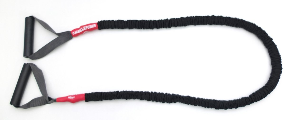 Muscle Power Fitness Power Tubes - Weerstandskabels - Rood - Heavy