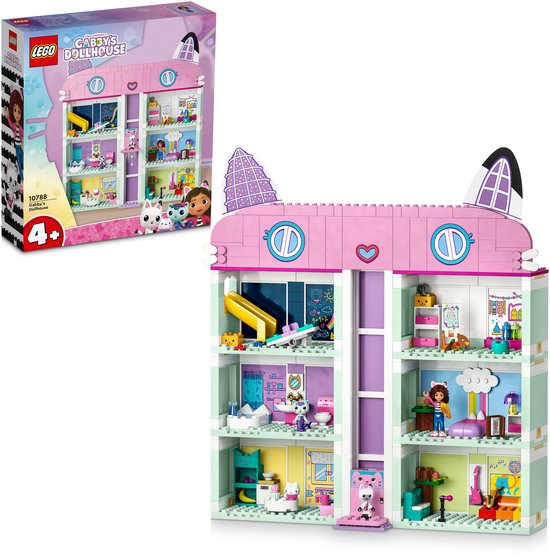 LEGO Gabby's poppenhuis Gabby's poppenhuis Speelgoed Speelgoed met 4 Minifiguren en Accessoires voor Kinderen 4+ - 10788