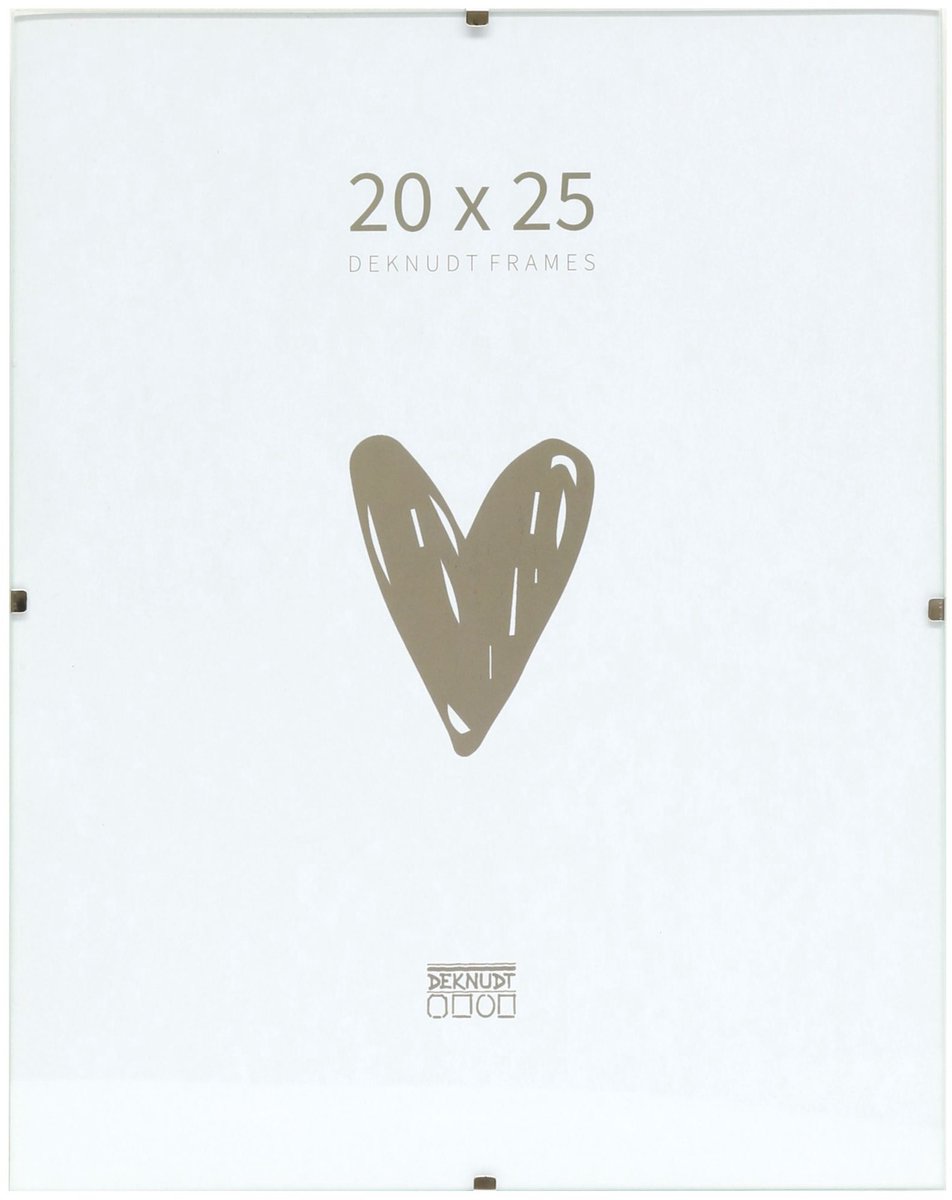 Deknudt Frames Wissellijst met clips - S200K9 - Voor foto: 20x25 cm