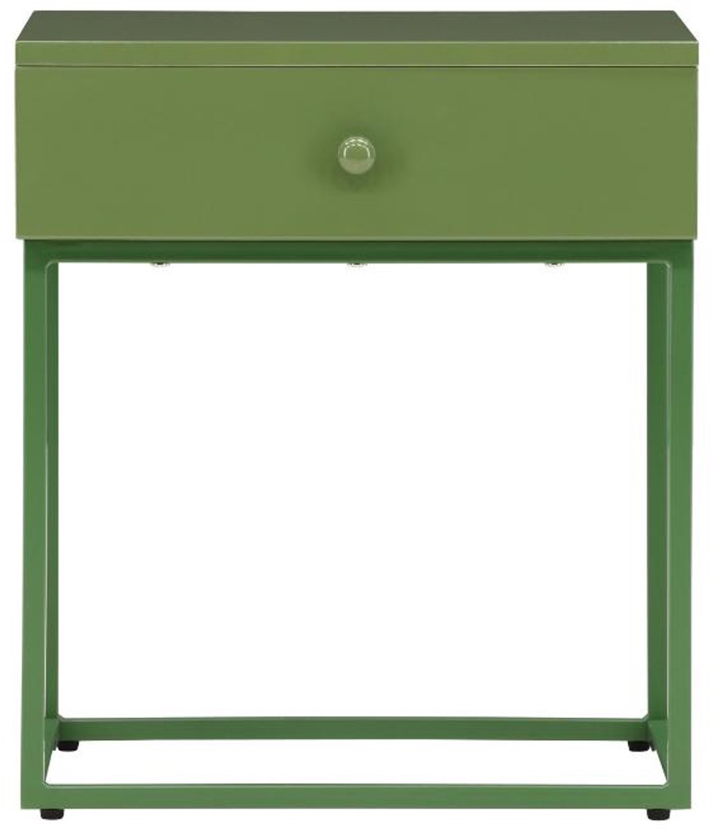 Bakal nachtkastje 1 lade groen.