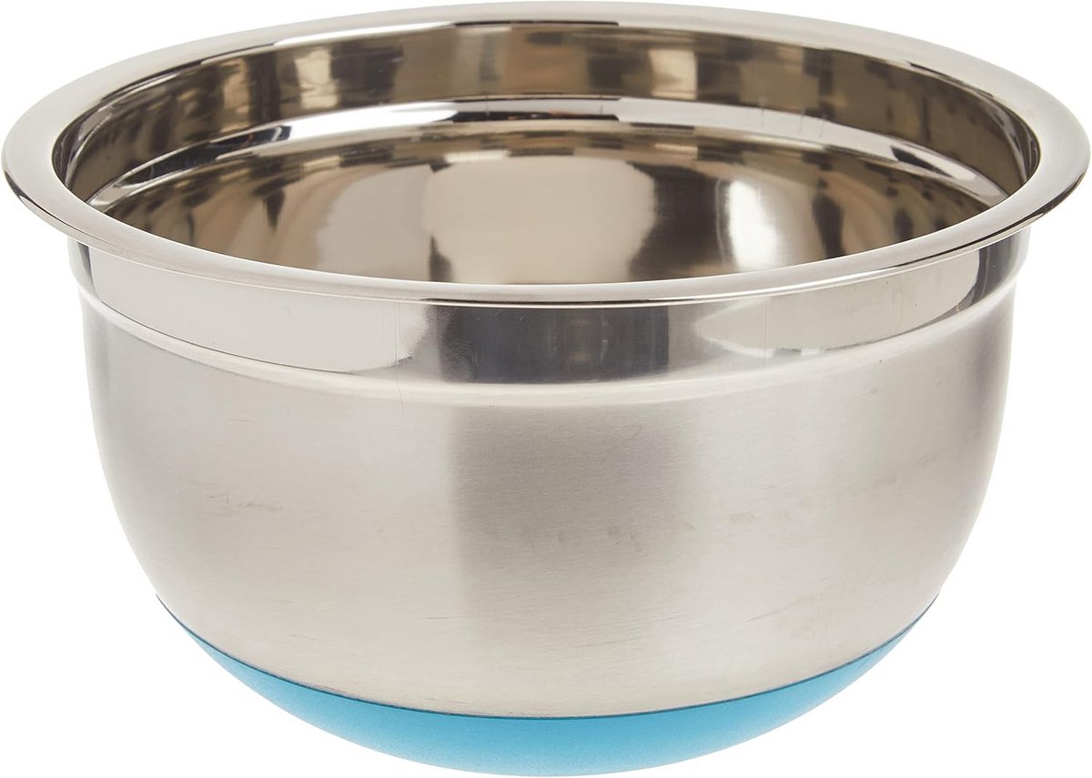 RVS Mengkom met Antislip Siliconen Bollen - 1.4 Liter
