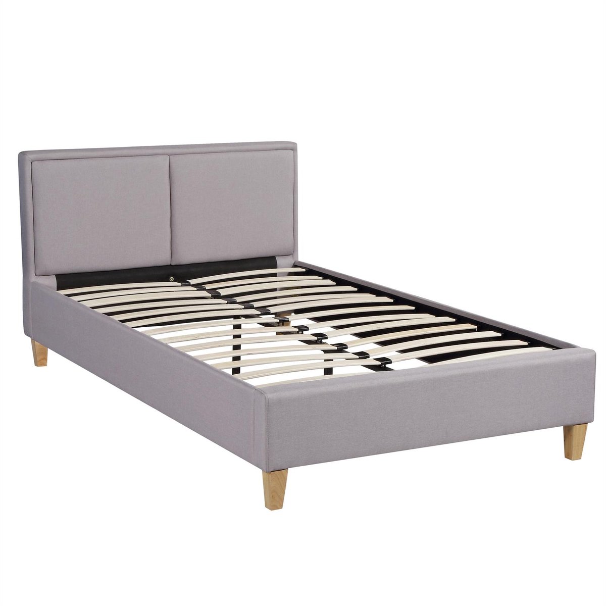 ANAIS gestoffeerd bed 120cm in grijs