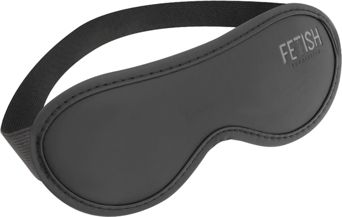 Fetish Submissive - Vegan Leather Mask Ii With Noprene Lining