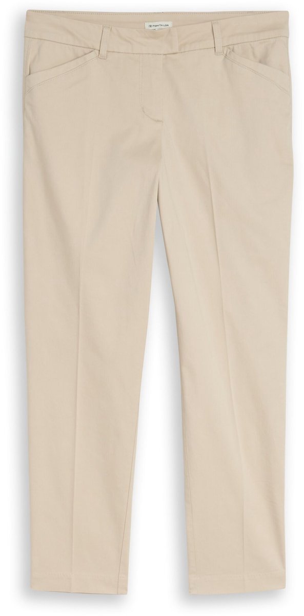 Tom Tailor - Dames broek - Maat 36 - Vrouwen - Beige - Bovenmateriaal