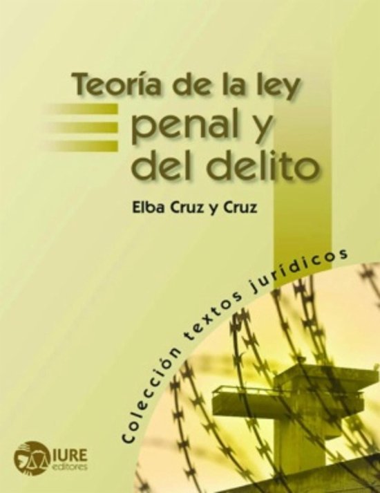 Teoría de la ley penal y del delito - cover