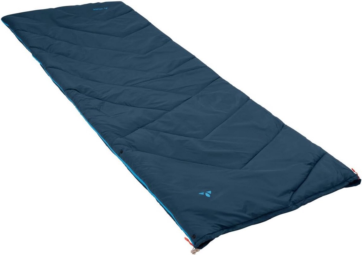 Ruime en Extra Lange Dekenslaapzak 500 XL voor Lange Personen, Ook als Poncho te Gebruiken