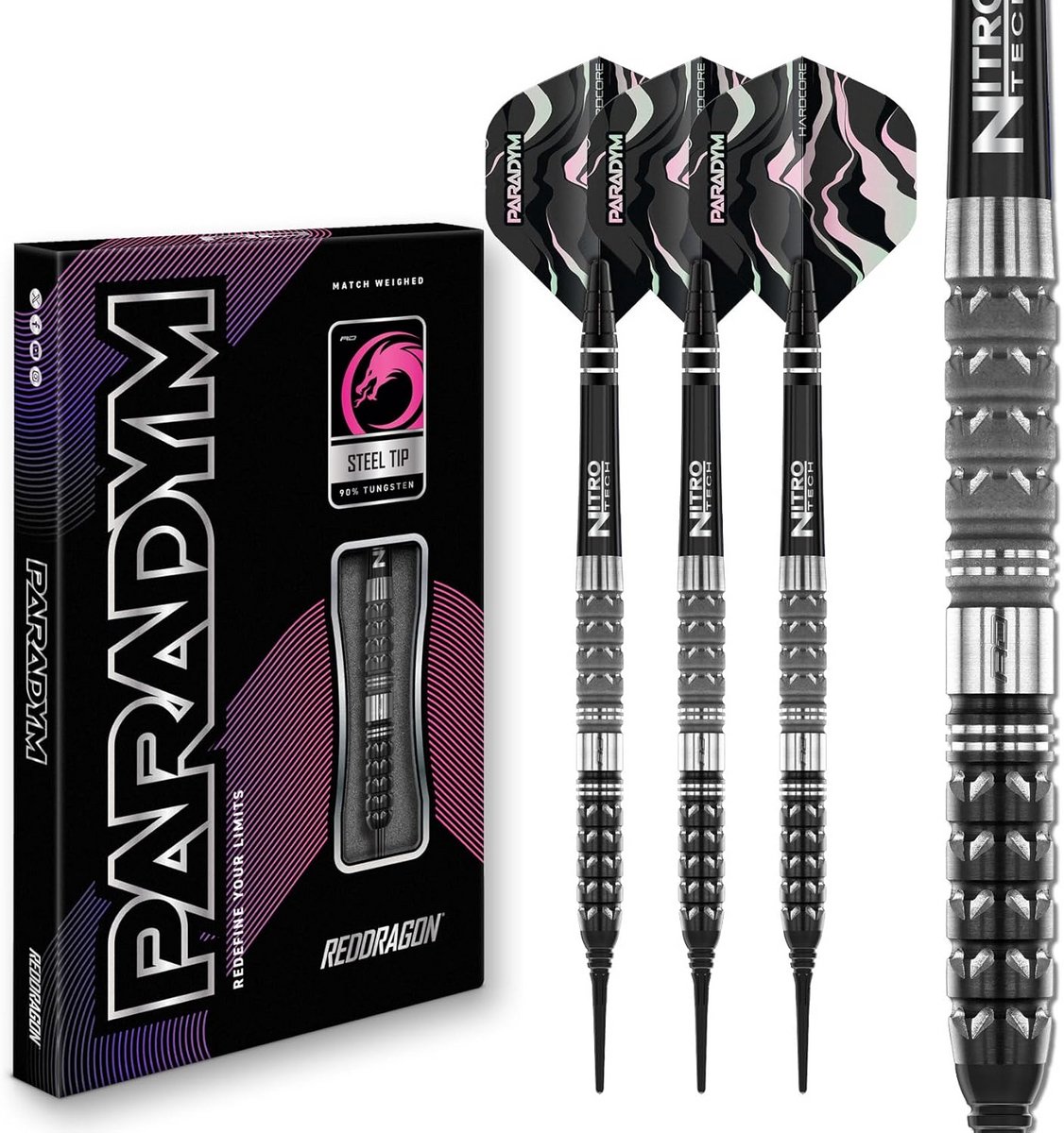 Professionele 90% Tungsten Soft Tip Dartpijlen Set met Top Grip en Stabiliteit