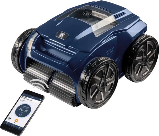 Zodiac CNX 30 IQ Zwembadrobot – Voor Zwembaden Tot 12x6 M – Bodem, Wanden én Waterlijn – App-bediening – Incl. 18 M Kabel – Dubbele Filtratie