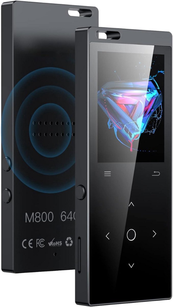 NBAP® MP3 Speler Bluetooth - FM-Radio - Zwart