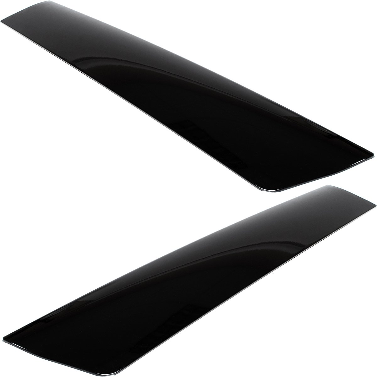 Modecar - MINI R50 R53-Serie - Buitenzijde Stijlbalk - Zwarte Hoogglans - Linker+Rechter 2 stuks