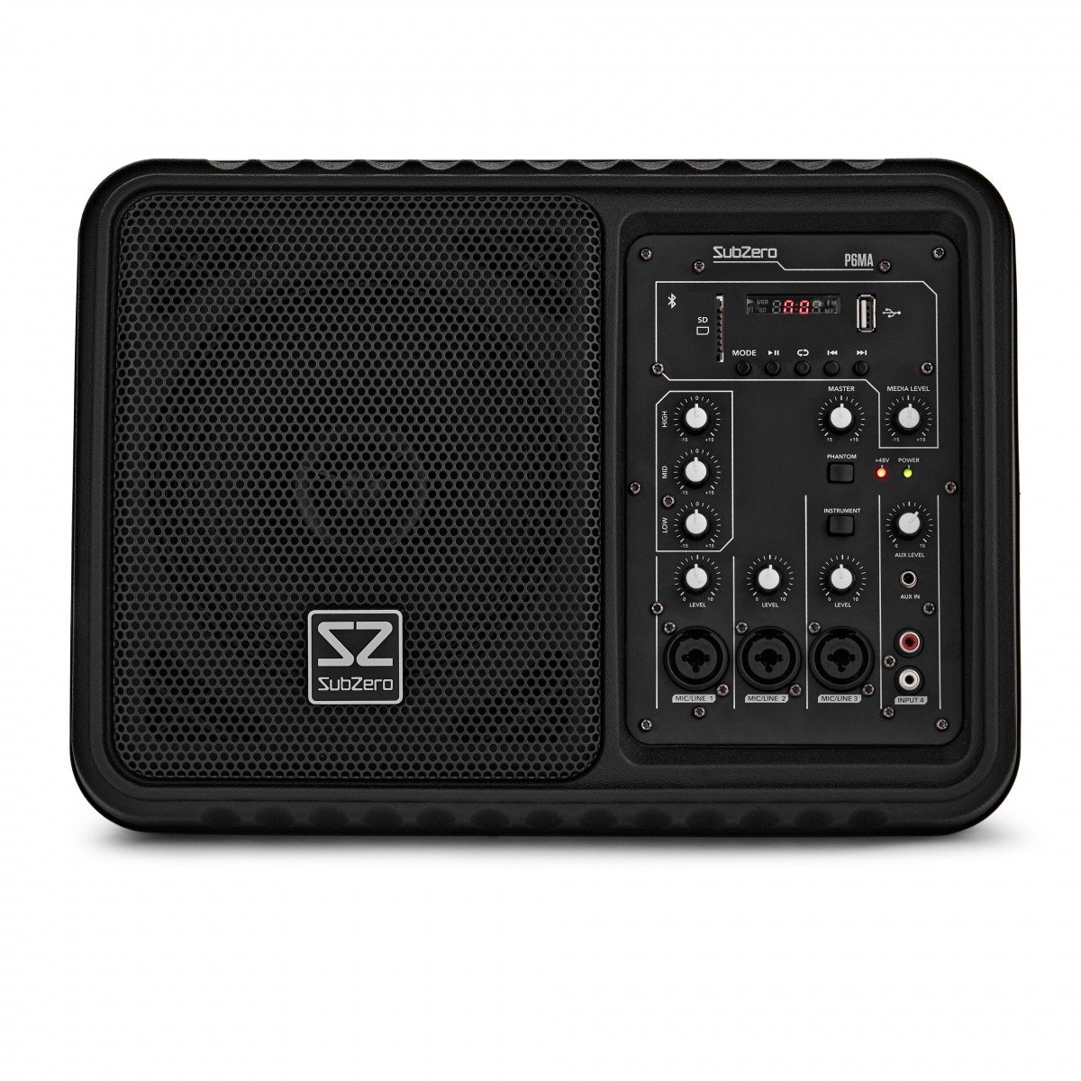 SubZero P6MA Actieve Persoonlijke Monitorluidspreker met Bluetooth