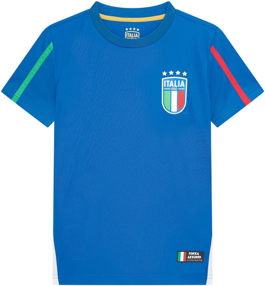 Italiaans elftal voetbalshirt kids - blauw - maat 152 / 12 jaar - FIGC shirt - Italiaans Elftal - Official product