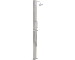 RVS Buitendouche met Regen- en Handdouche voor Tuin en Zwembad