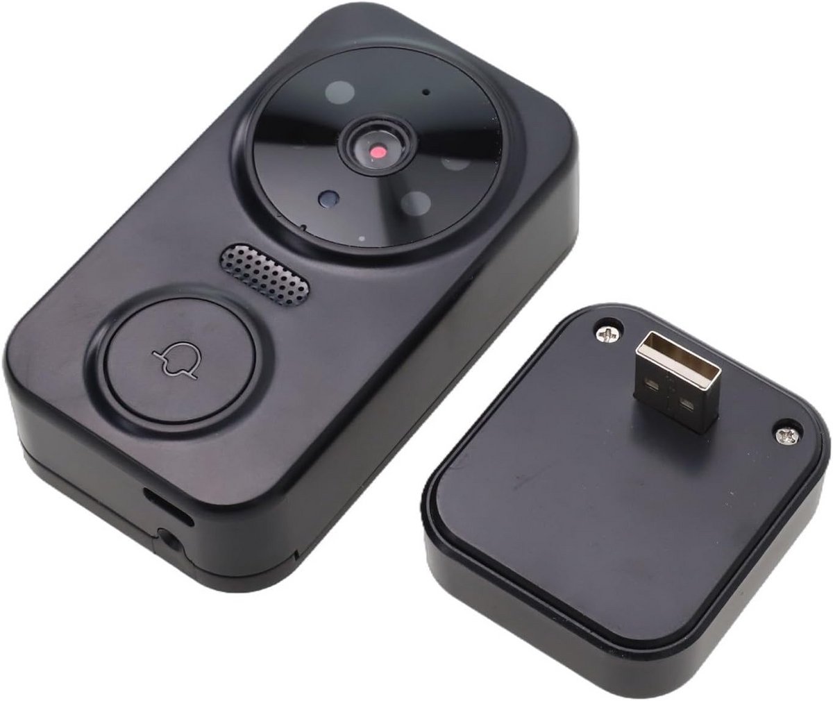 Draadloze Slimme Deurbel met Tweewegs Audio en Real-time Videobewaking