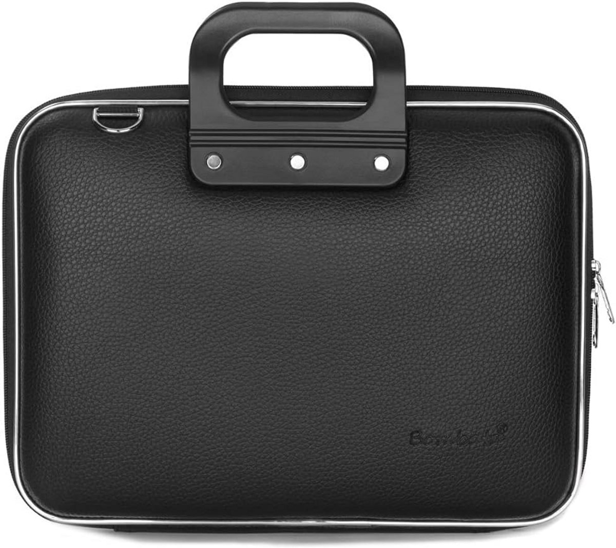 Aktetas voor 17 Inch Laptop - Klassiek Modern Design Zwart