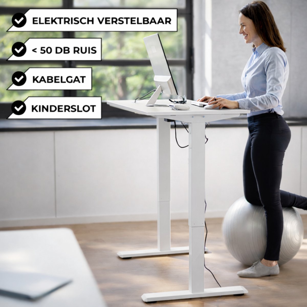 Bayt Zit Sta Bureau - Elektrisch Bureau thumbnail 4