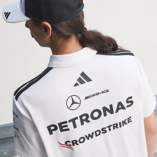 Adidas Performance Mercedes - Amg Petronas Formula 1 Team Engineers Poloshirt - Heren - Wit van Merkloos — afbeelding 3