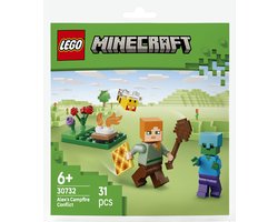 Product afbeelding van LEGO Minecraft - Alex en de strijd bij het kampvuur - 30732