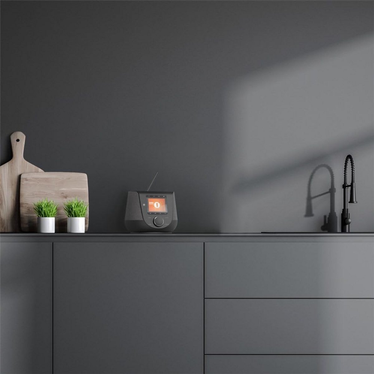 Internetradio met DAB+, FM, Bluetooth en Wifi - Smart Radio met Oplaadfunctie