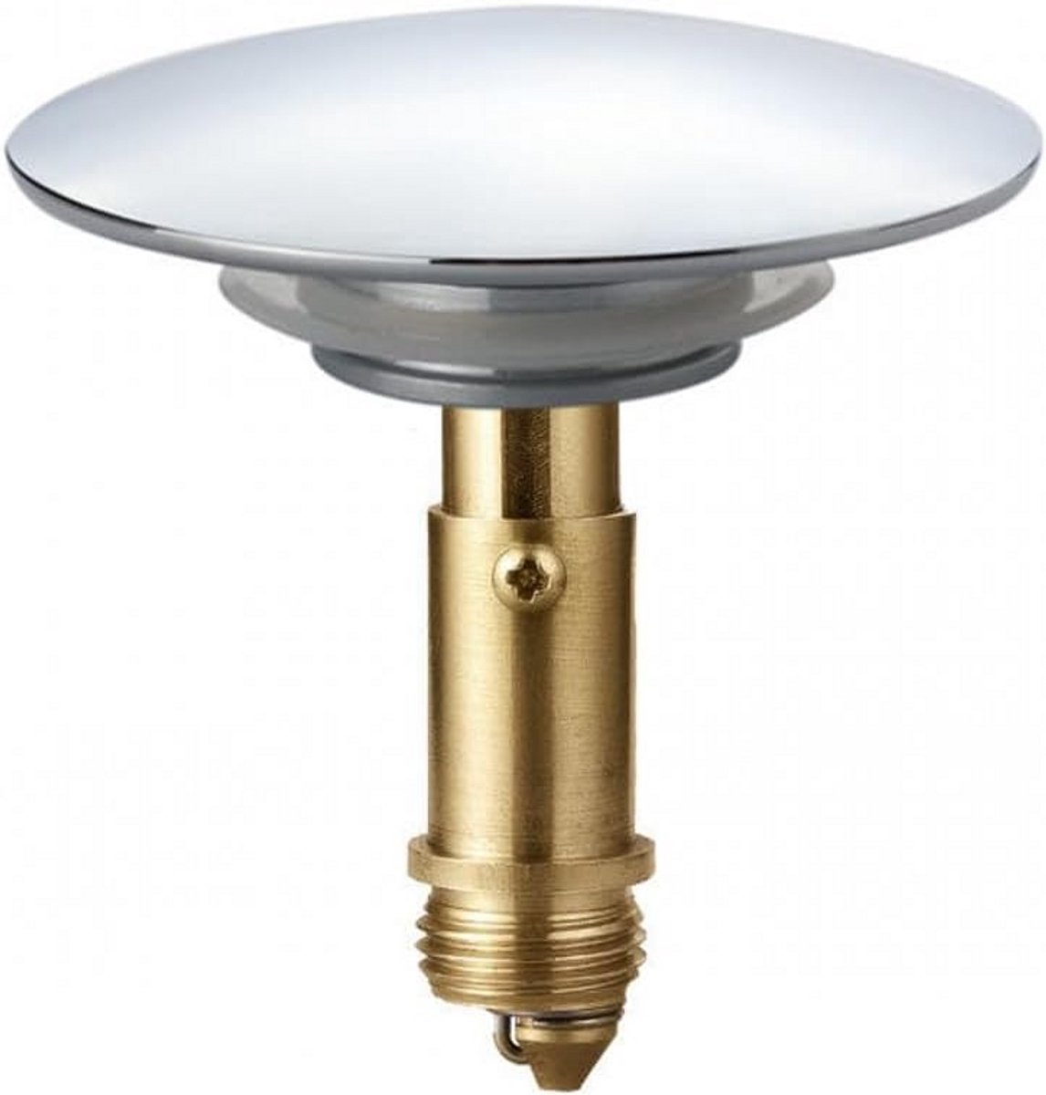 Universele Chrome Badpluizer / Klik Klak Afvoerstop Vervanging 69mm