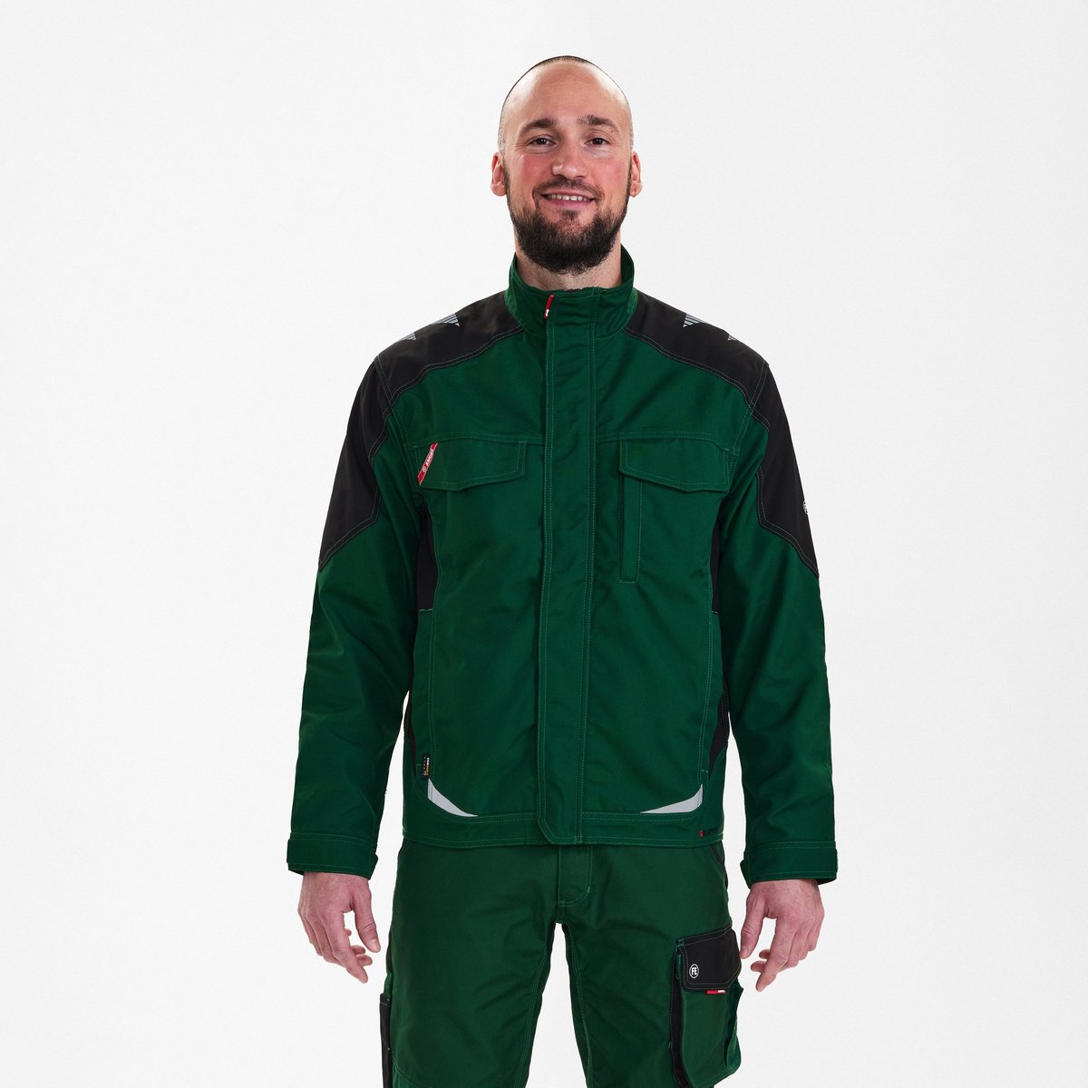 Engel Galaxy werkjack 1810-254 - Green / Black - 3XL