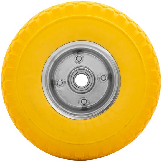 Steekwagenwiel anti-lek PU 3.00-4 metaal velg naafgat Ø20 mm van Merkloos	 — afbeelding 2