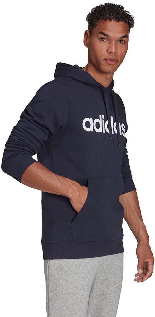 adidas Essentials Linear Sporttrui Heren Donkerblauw