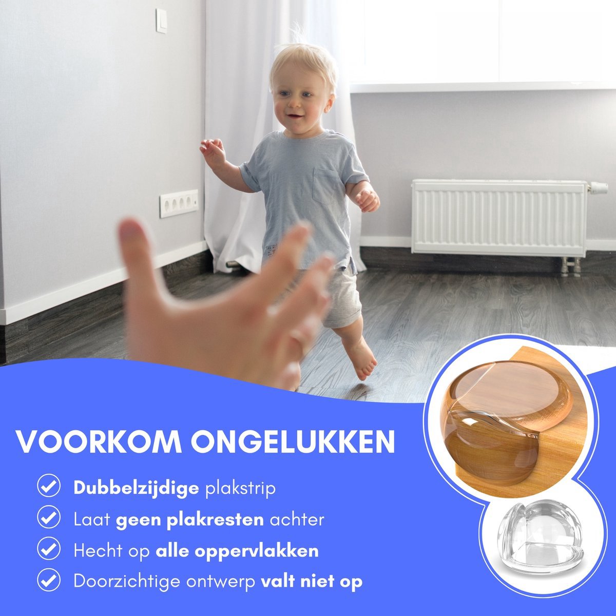 30 Stks Baby Proof Hoekbeschermer, Siliconen Meubels Hoekbeschermer Rand Veiligheid Bumpers voor Kinderen Baby (Wit