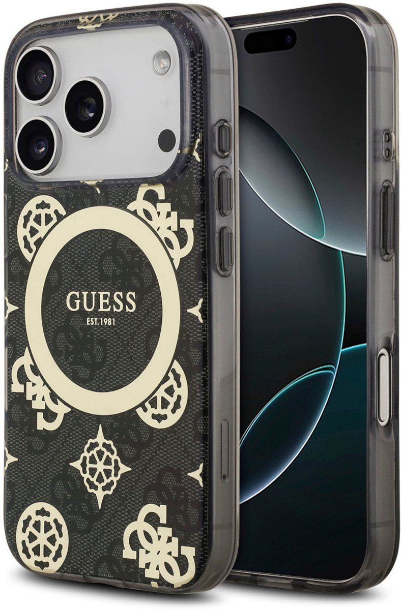 Guess Telefoonhoesje voor iPhone 17 Pro Max - MagSafe - Zwart