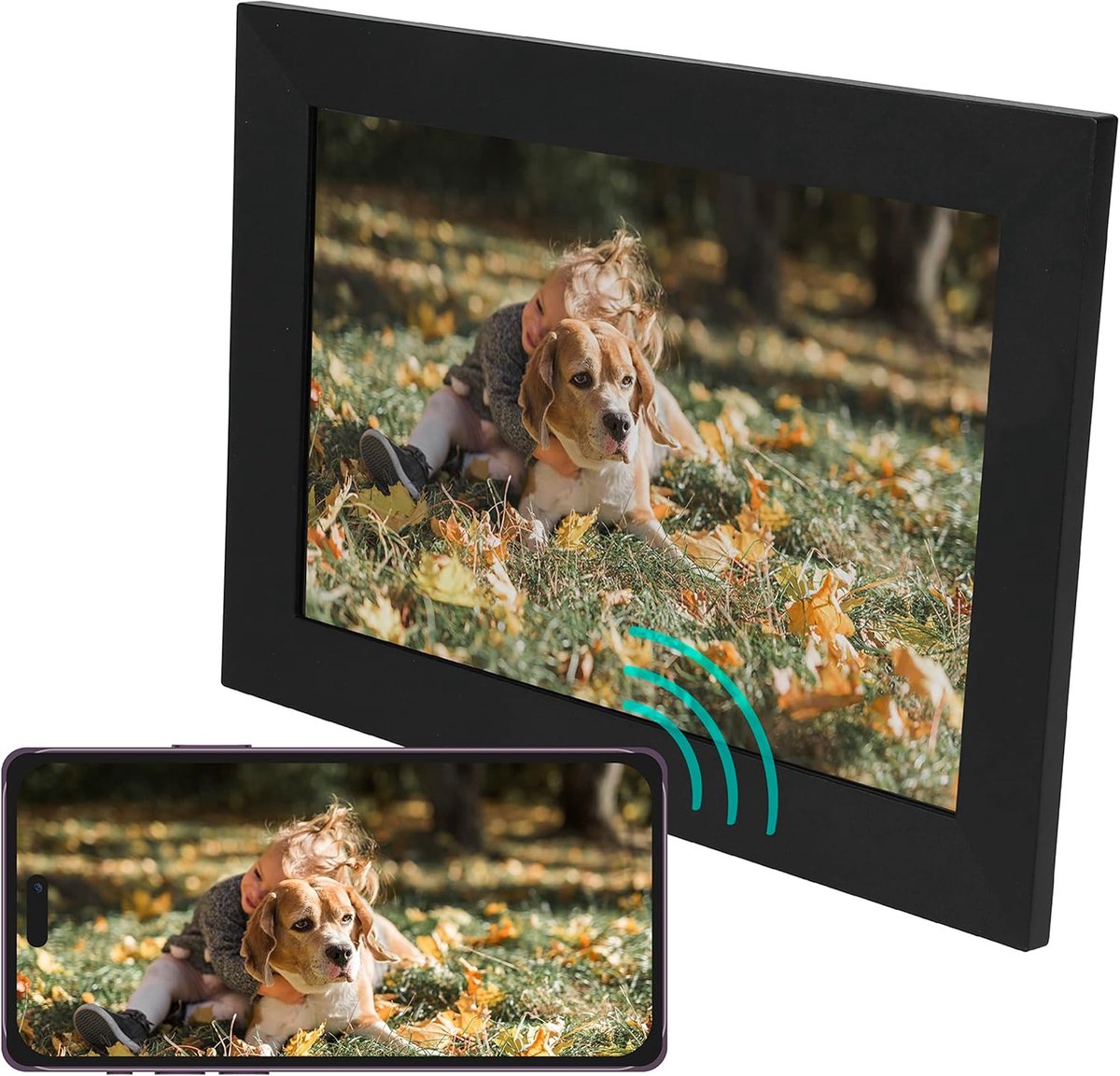 Digitale Fotolijst - Slim Display - Herinneringen Tonen - 16GB Opslag - 10 Inch