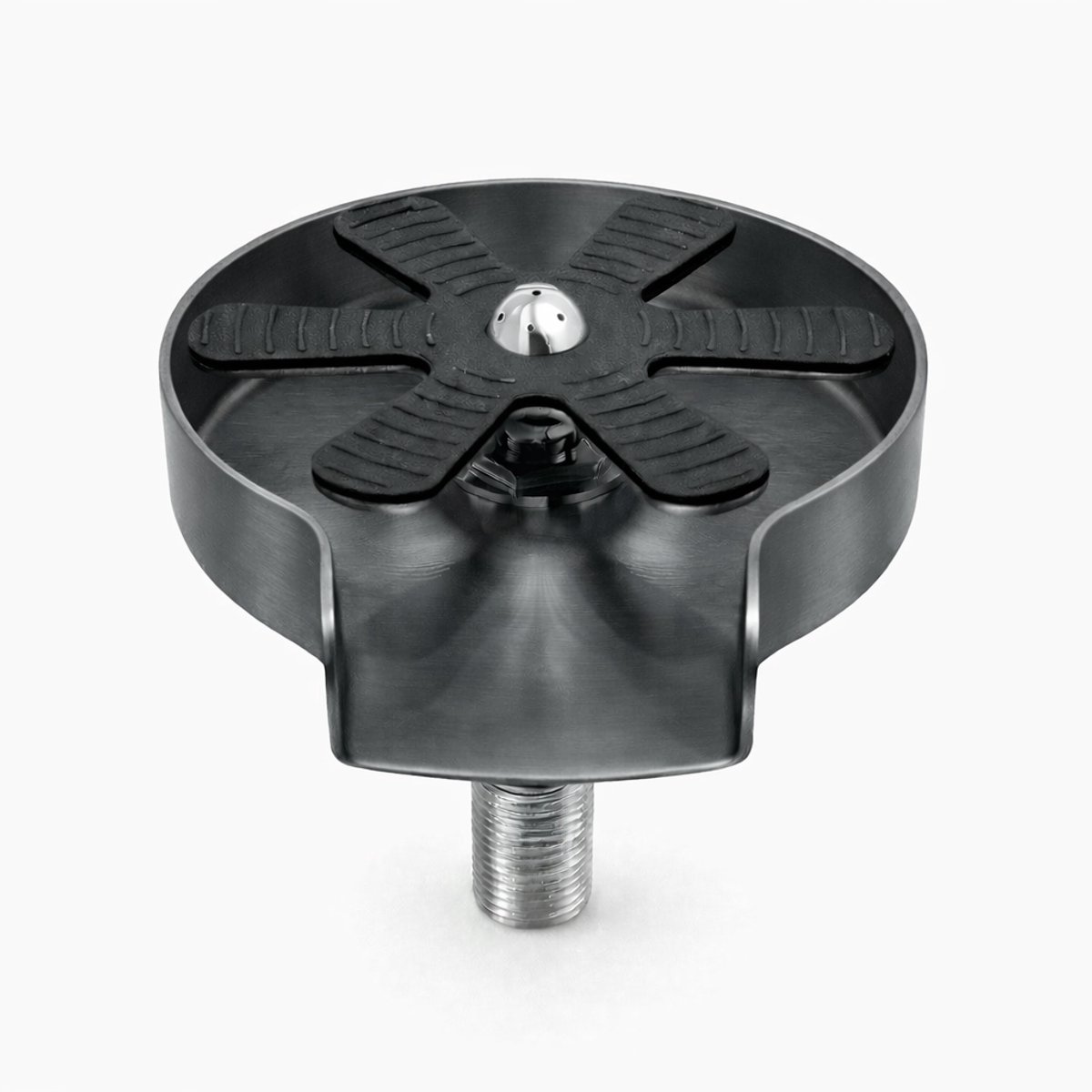 Waterval Glass Rinser / Glazenspoeler – Glasreiniger voor Spoelbak – Bierglas & Barista Cup Rinser – RVS SS304 – 120 mm Gunmetal Grey