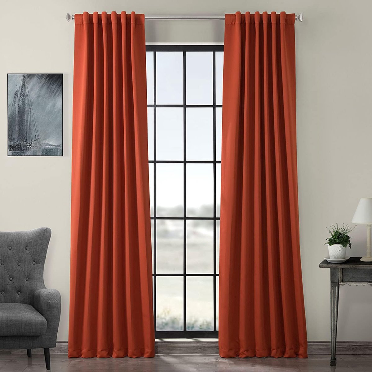 HPD Half Price Drapes Kamerverduisterende gordijnen 213 cm lang voor slaapkamer en woonkam
