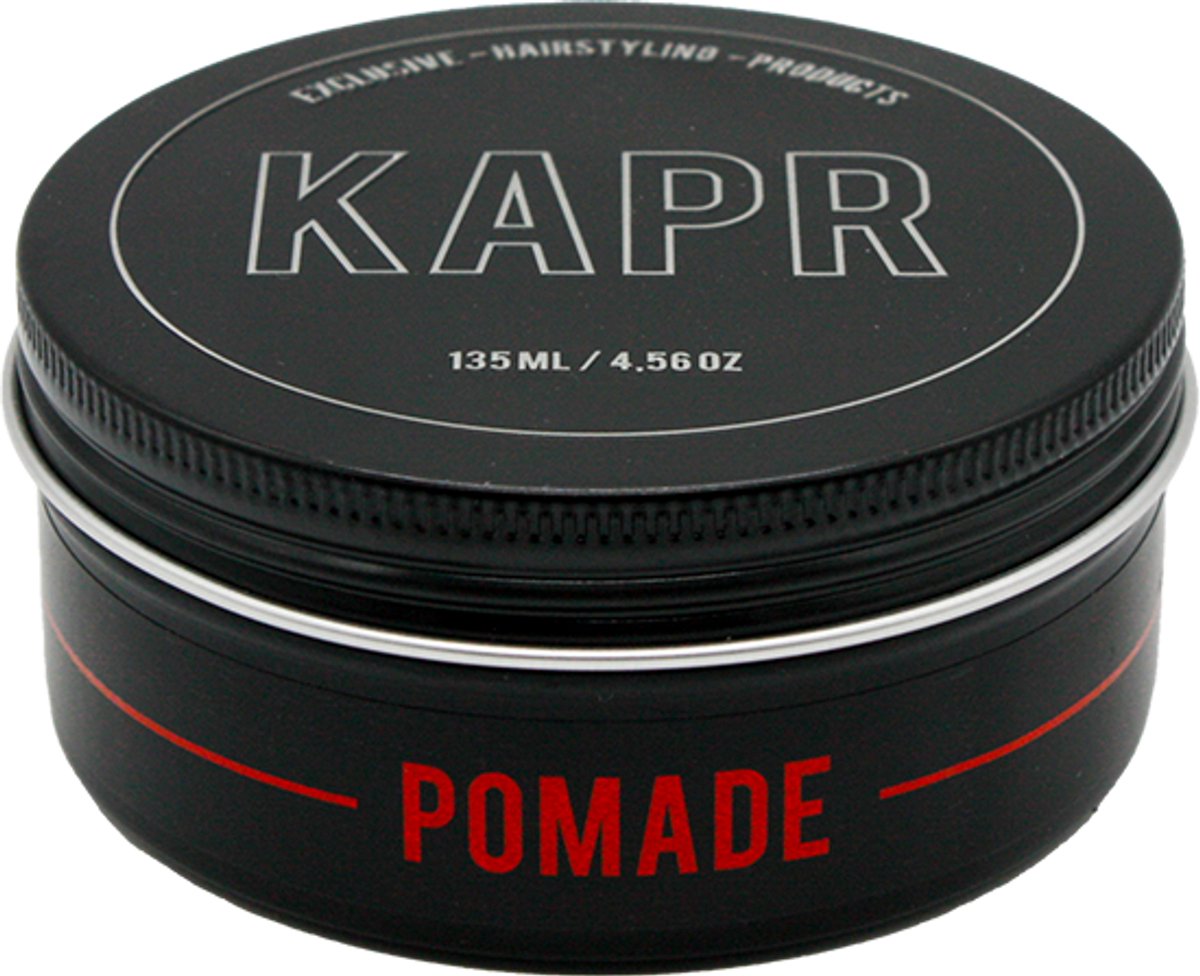 KAPR Pomade 135ml – Haar Pomade Mannen – Waterbasis Styling Pomade – Medium Hold – High Shine – Barber Hair Pomade
