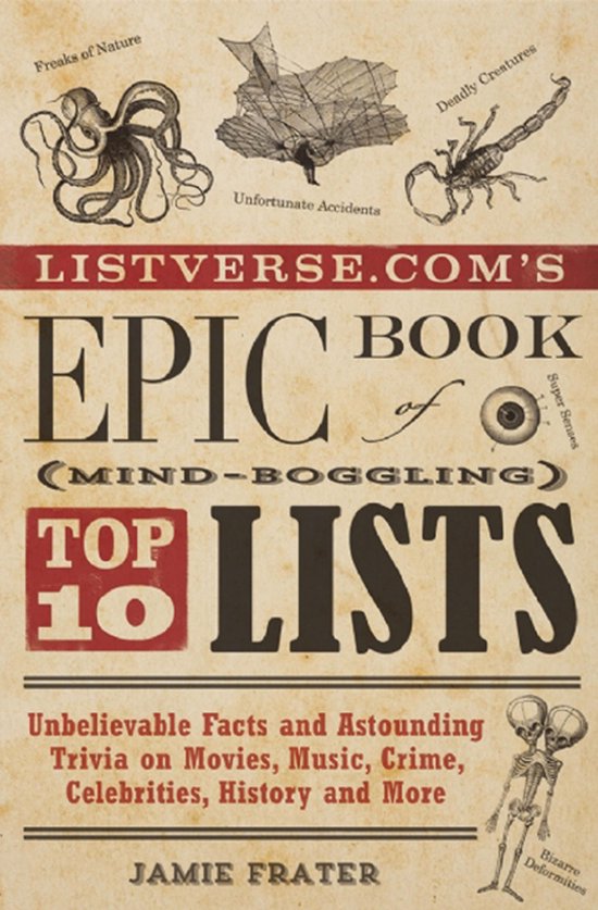 Listverse.com's Epic Book of Mind-Boggling Top 10 Lists - cover