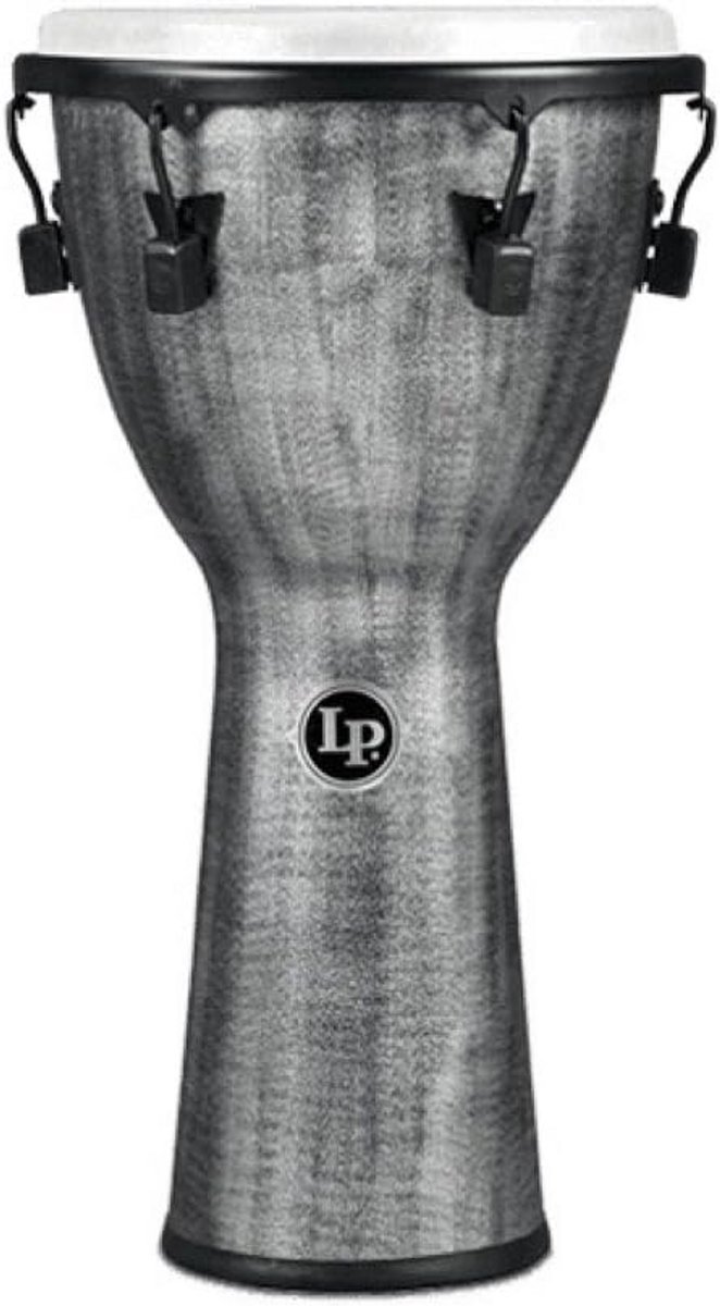 Handtrommel Djembe - Wereldritme Trommel - Muziek Maken - Mechanisch Gestemd - 125 inch - Grijs