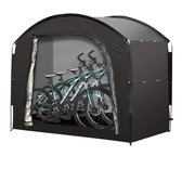 Grote Fietstent & Opbergtent voor Buiten - Waterdichte Fietsenberging voor 4 tot 5 Fietsen - Inclusief Extra Ruimte & Makkelijke Montage - 220x150x185 cm