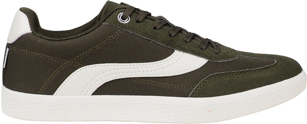Lee Lian Heren Sneakers Kaki Creme