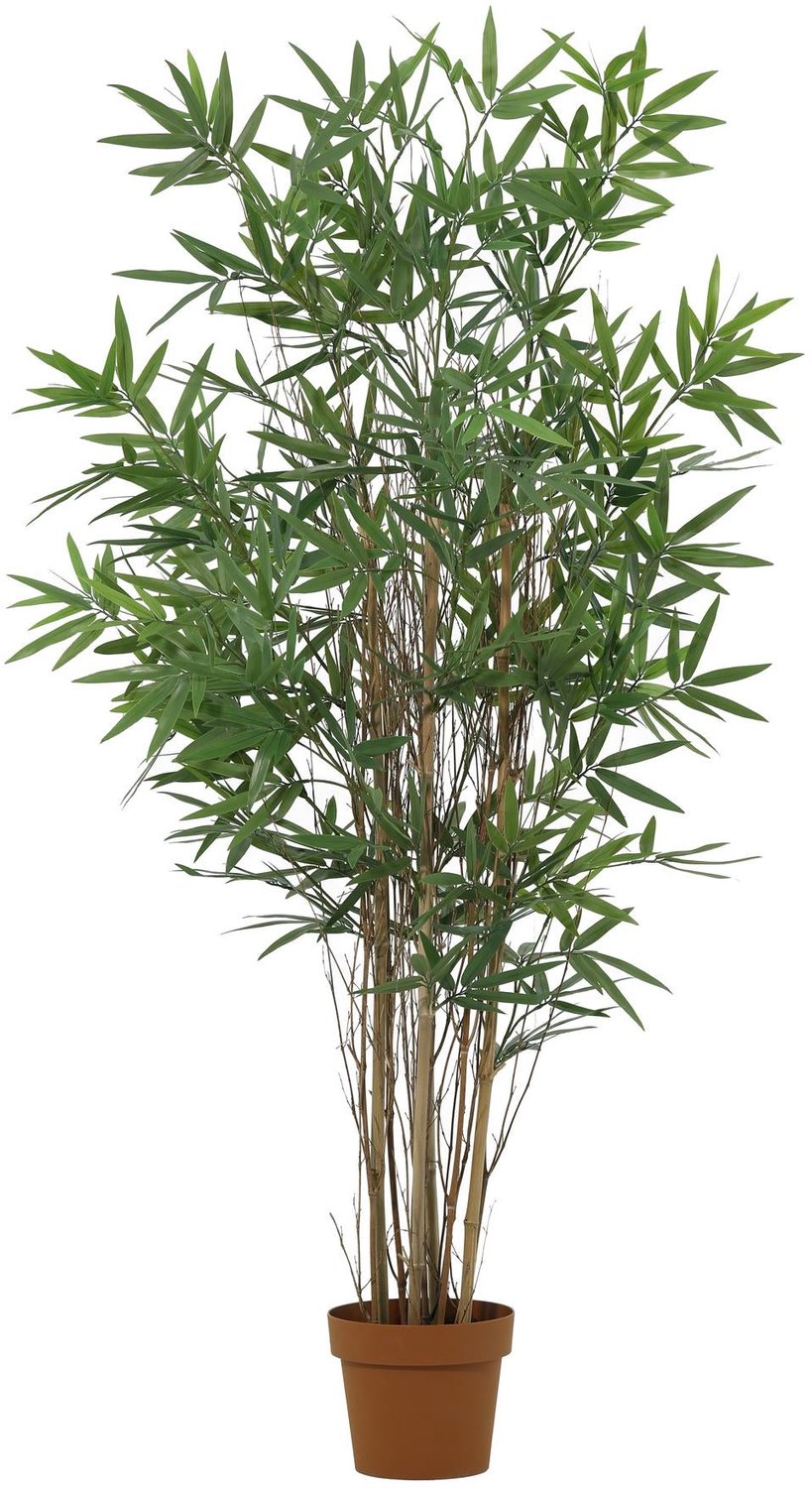 Florafy Kunstplant Bamboe 144cm - Kunstplanten voor binnen - Onderhoudsvrij Groen
