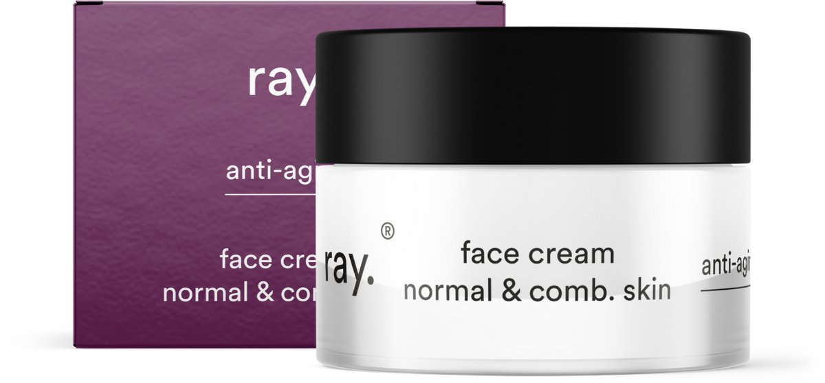 Ray - Anti-Aging Gezichtscrème - Normale & Gemengde Huid - 50ml - Minder Rimpels & Fijne Lijntjes - Vollere Huid