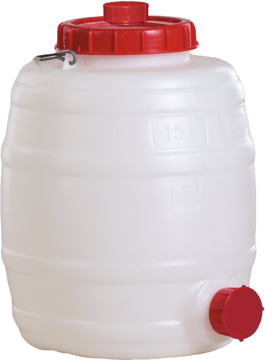 GRAF Universeel-vat 15 L, rond van voedselveilig PE