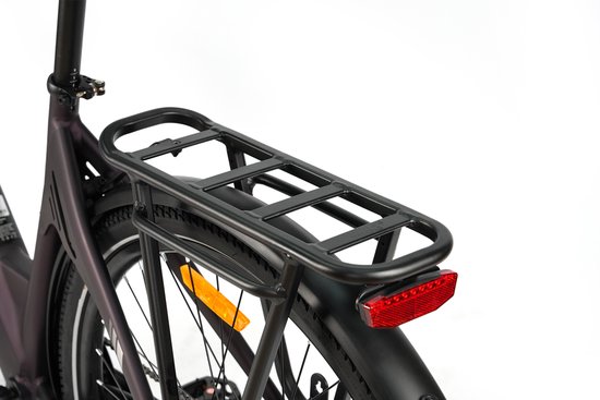 Elektrische Stadsfiets TTGO C3 SE - 250W Motor - 36V 18Ah Accu - 28 Inch - Bereik tot 120km - Shimano 7-Snelheden - Max 25km/u - Paars van Merkloos — afbeelding 5