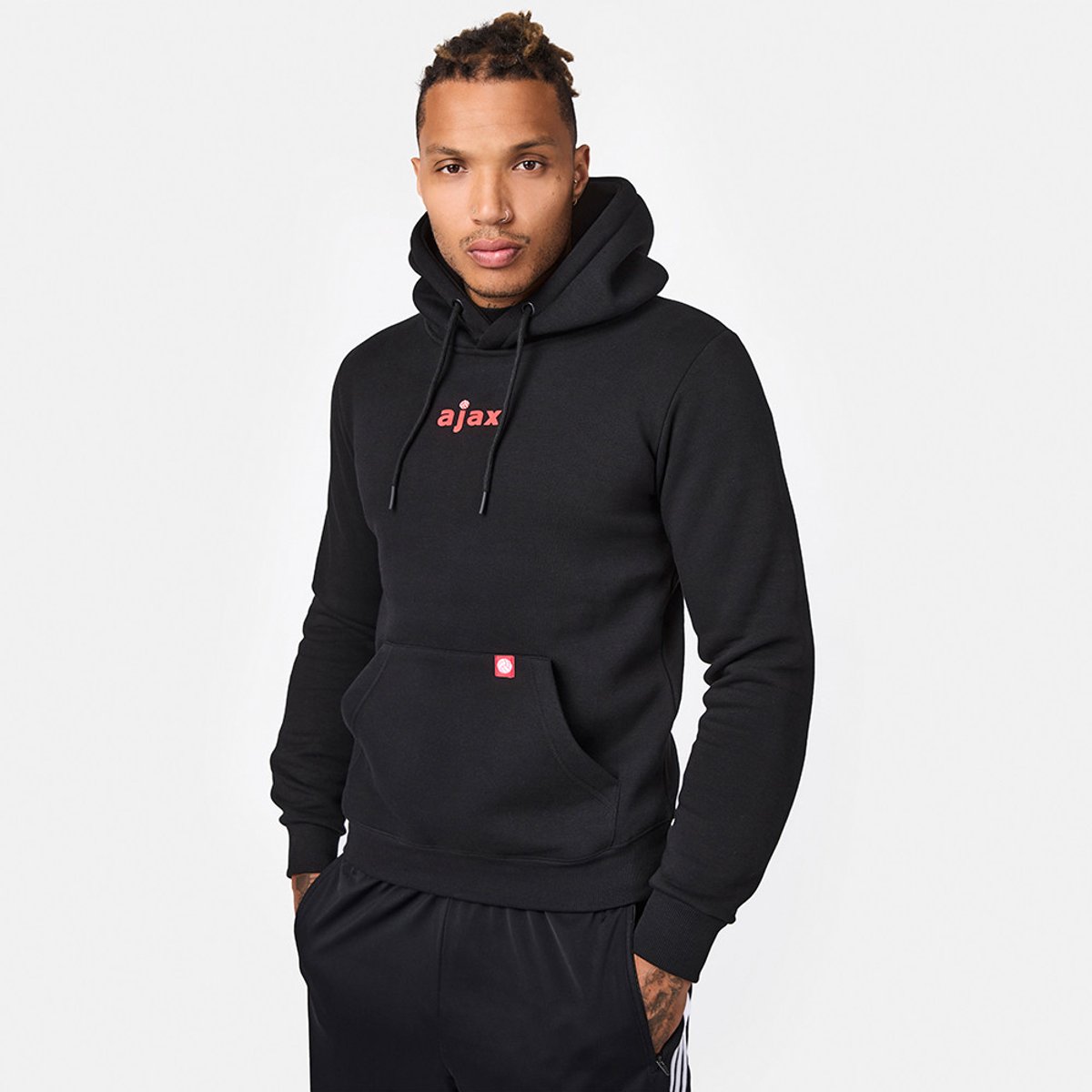 Ajax-hooded sweater zwart de Meer senior