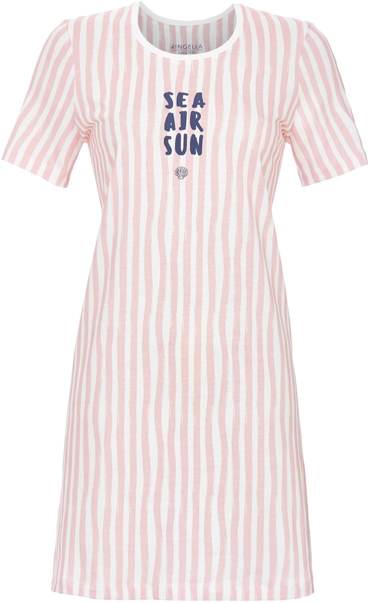 Ringella Katoenen nachthemd zomer Ringella - Roze - Maat - 42