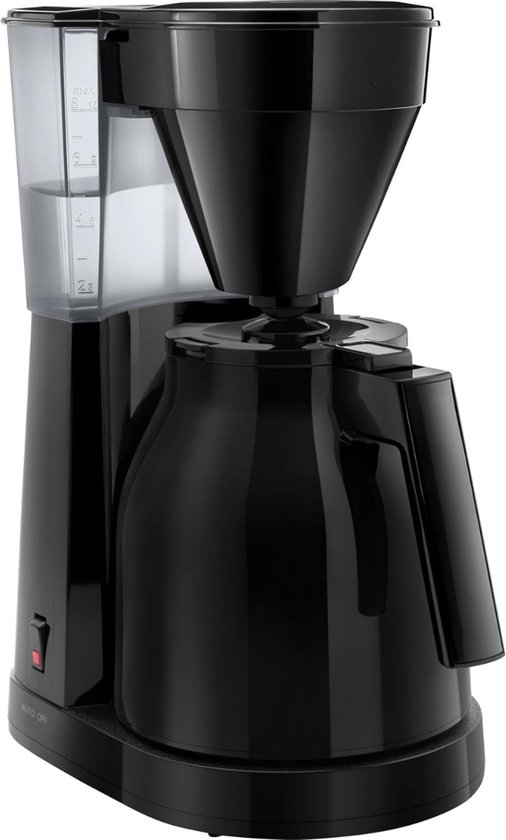 SCH® Koffiezetapparaat met Thermoskan - Koffiezetapparaat - Zwart - ‎24cm x 18cm x 35cm